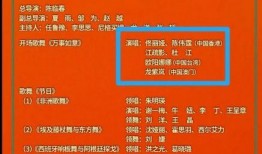 央视春晚节目单爆料最新